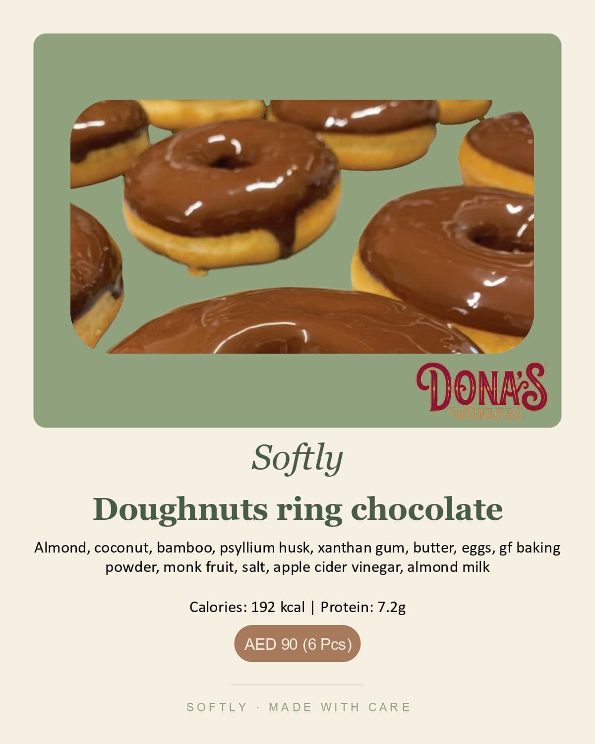 Softly.GF chocolate doughnuts